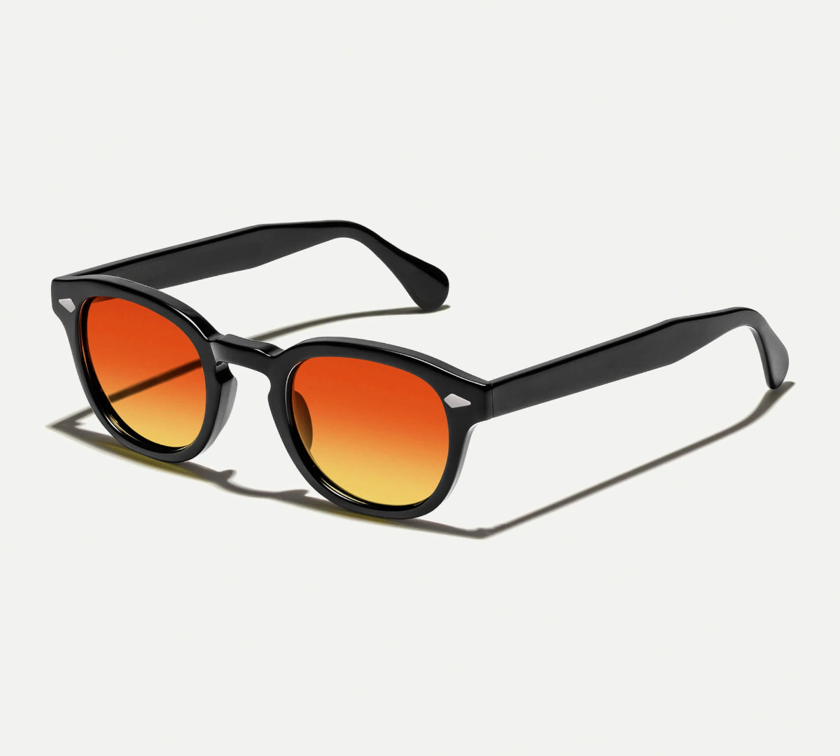 Wave Black & Orange Gradient